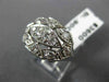 ANTIQUE WIDE .90CT OLD MINE DIAMOND PLATINUM MARQUISE SHAPE FILIGREE RING #21593