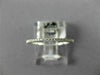 ESTATE .16CT DIAMOND 18KT WHITE GOLD 3D CLASSIC ROUND ETERNITY ANNIVERSARY RING
