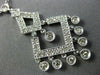 ESTATE .51CT DIAMOND 14KT WHITE GOLD PAVE FILIGREE MILGRAIN CHANDELIER NECKLACE