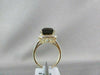 ESTATE WIDE 7.47CT AAA SMOKEY TOPAZ & DIAMOND 14KT WHITE & YELLOW GOLD RING