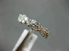 ESTATE 1.0CT DIAMOND 14KT WHITE GOLD CLASSIC INFINITY SEMI ETERNITY WEDDING RING