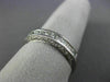 ESTATE .94CT ROUND & PRINCESS DIAMOND 14KT WHITE GOLD 3D ANNIVERSARY RING #1176