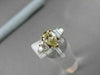 ESTATE 1.74CT WHITE & FANCY YELLOW DIAMOND 18KT GOLD PEAR SHAPE ENGAGEMENT RING