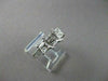 ESTATE 1.08CT DIAMOND 14KT W SEMI MOUNT FILIGTEE 3 STONE ENGAGEMENT RING #1399