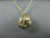 ANTIQUE 14KT YELLOW GOLD FILIGREE STRIKING BEAR JAR PENDANT ONE OF A KIND #22534