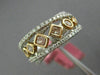 WIDE 1.15CT WHITE & PINK DIAMOND 18KT WHITE & ROSE GOLD 3D CRISS CROSS LOVE RING