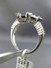 ESTATE 1.28CT DIAMOND 18KT WHITE GOLD 3D CLASSIC MULTI SHAPE TRIANGULAR FUN RING