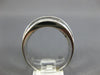 ESTATE WIDE 1.45CT DIAMOND & AAA RUBY 14KT WHITE GOLD ROUND & BAGUETTE RING #716