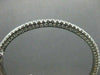 ESTATE NARROW 2.76CT DIAMOND 14KT WHITE GOLD ETERNITY BANGLE SIMPLY STUNNING!!