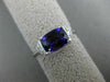 1.62CT DIAMOND & AAA AMETHYST 14KT WHITE GOLD THREE STONE FILIGREE PROMISE RING