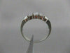 ESTATE BAGUETTE PRINCESS DIAMOND WEDDING ANNIVERSARY 14KT WHITE GOLD RING #1189