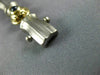 ESTATE WIDE & LONG 1.25CT SAPPHIRE 14K 2 TONE GOLD MATTE & SHINY BAMBOO BRACELET
