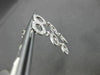 ESTATE 1.30CT DIAMOND 18K WHITE GOLD 3D CIRCLE OF LIFE FILIGREE HANGING EARRINGS