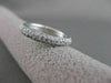 ESTATE 1.10CT DIAMOND 14KT WHITE GOLD 3D ETERNITY WEDDING ANNIVERSARY RING 20825