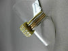 ESTATE .42CT DIAMOND 18KT WHITE YELLOW & ROSE GOLD 3D MULTI BAND PAVE FUN RING