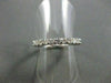 ESTATE .35CT DIAMOND 14KT WHITE GOLD 11 STONE ANNIVERSARY / WEDDING RING #1639