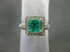 ESTATE 1.36CT DIAMOND & AAA SAPPHIRE 14K YELLOW GOLD 3D 3 STONE ANNIVERSARY RING