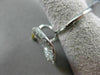 ESTATE LARGE 1.65CT DIAMOND 18K WHITE & YELLOW GOLD HANDCRAFTED FLOWER LEAF RING