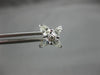ANTIQUE 1.13CT ROUND & PEAR CUT DIAMOND 14KT WHITE GOLD CLUSTER EARRINGS #17126