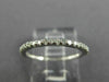 ESTATE .27CT DIAMOND 14K WHITE GOLD SEMI ETERNITY WEDDING ANNIVERSARY RING 25722