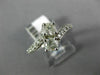 ESTATE WIDE 1.0CT ROUND DIAMOND 14KT WHITE GOLD TWO STONE CRISS CROSS LOVE RING