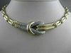 ESTATE 1.50CTW DIAMOND 14K WHITE YELLOW GOLD FANCY NECKLACE 19.75" FG VVS #21540