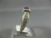 ESTATE WIDE 2.50CT DIAMOND & PINK TOURMALINE 14K WHITE GOLD OVAL ENGAGEMENT RING