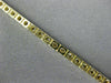 ESTATE LONG 3.10CT DIAMOND 14K YELLOW GOLD CLASSIC TENNIS BRACELET W/SAFETY LOCK