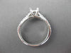 ESTATE .20CT DIAMOND 14KT WHITE GOLD LUCIDA SEMI MOUNT ENGAGEMENT RING #12082