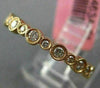ESTATE .45CT ROUND DIAMOND 18KT ROSE GOLD 3D FILIGREE MILGRAIN ETERNITY RING 2mm