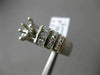 ESTATE WIDE DIAMOND .60CT DIAMOND 14KT WHITE GOLD 3D SEMI MOUNT ENGAGEMENT RING