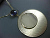 ESTATE LARGE 3.0CT DIAMOND & AAA AMETHYST 14KT YELLOW GOLD ROUND MIRROR NECKLACE