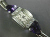 ANTIQUE SMITH PATTERSON 4.40CT OLD MINE DIAMOND & AMETHYST PLATINUM WATCH #2573