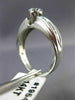 ESTATE .34CT DIAMOND 14KT WHITE GOLD 3D CLASSIC SOLITAIRE ENGAGEMENT RING #19540