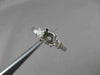 ESTATE .25CT DIAMOND 14KT WHITE GOLD 3 STONE SEMI MOUNT ENGAGEMENT RING #18591