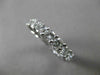 ESTATE 4.50CT DIAMOND 14K WHITE GOLD ETERNITY WEDDING ANNIVERSARY RING #21955