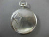 ANTIQUE 14KT WHITE GOLD FILIGREE HOWARD POCKET WATCH FROM LATE 1800'S #17579