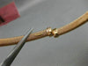 ESTATE .75CT DIAMOND 14KT WHITE & ROSE GOLD SQUARE MESH FLEXIBLE BANGLE BRACELET