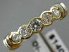 ANTIQUE .60CT DIAMOND 14K WHITE & YELLOW GOLD 3D WEDDING ANNIVERSARY RING #19611