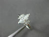 ESTATE 1.08CT MARQUISE DIAMOND 14KT WHITE GOLD 3 STONE ENGAGEMENT RING #22155