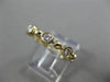 ESTATE .64CT DIAMOND 14K YELLOW GOLD 3D ETOILE ETERNITY WEDDING ANNIVERSARY RING