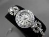 ANTIQUE LARGE 2.50CT OLD MINE MULTI SHAPE DIAMOND PLATINUM LADIES WATCH #2941
