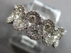 ESTATE WIDE 1.13CT DIAMOND 18K WHITE GOLD ROUND INFINTY WEDDING ANNIVERSARY RING