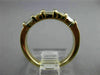ESTATE .76CT PRINCESS & BAGUETTE DIAMOND 14KT YELLOW GOLD ANNIVERSARY RING #6893