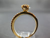 ESTATE .84CT DIAMOND 18KT WHITE & ROSE GOLD CLUSTER DOUBLE FLOWER STACKABLE RING