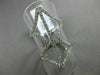 ESTATE MASSIVE .71CT DIAMOND 18KT WHITE GOLD DOUBLE SIDED OPEN ANCHOR FUN RING