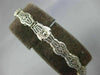 ANTIQUE 1.04CT OLD MINE DIAMOND & SAPPHIRE 14K WHITE GOLD FILIGREE OCTAGON WATCH