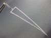 EXTRA LARGE 1.02CT DIAMOND 18KT WHITE GOLD ELONGATED TRIANGULAR HANGING EARRINGS