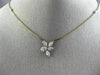 1.54CT WHITE & PINK DIAMOND 18K WHITE & ROSE GOLD 3D BY THE YARD FLOWER NECKLACE