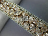 ESTATE LARGE 21.23CT WHITE & PINK DIAMOND 18K WHITE & ROSE GOLD TENNIS BRACELET